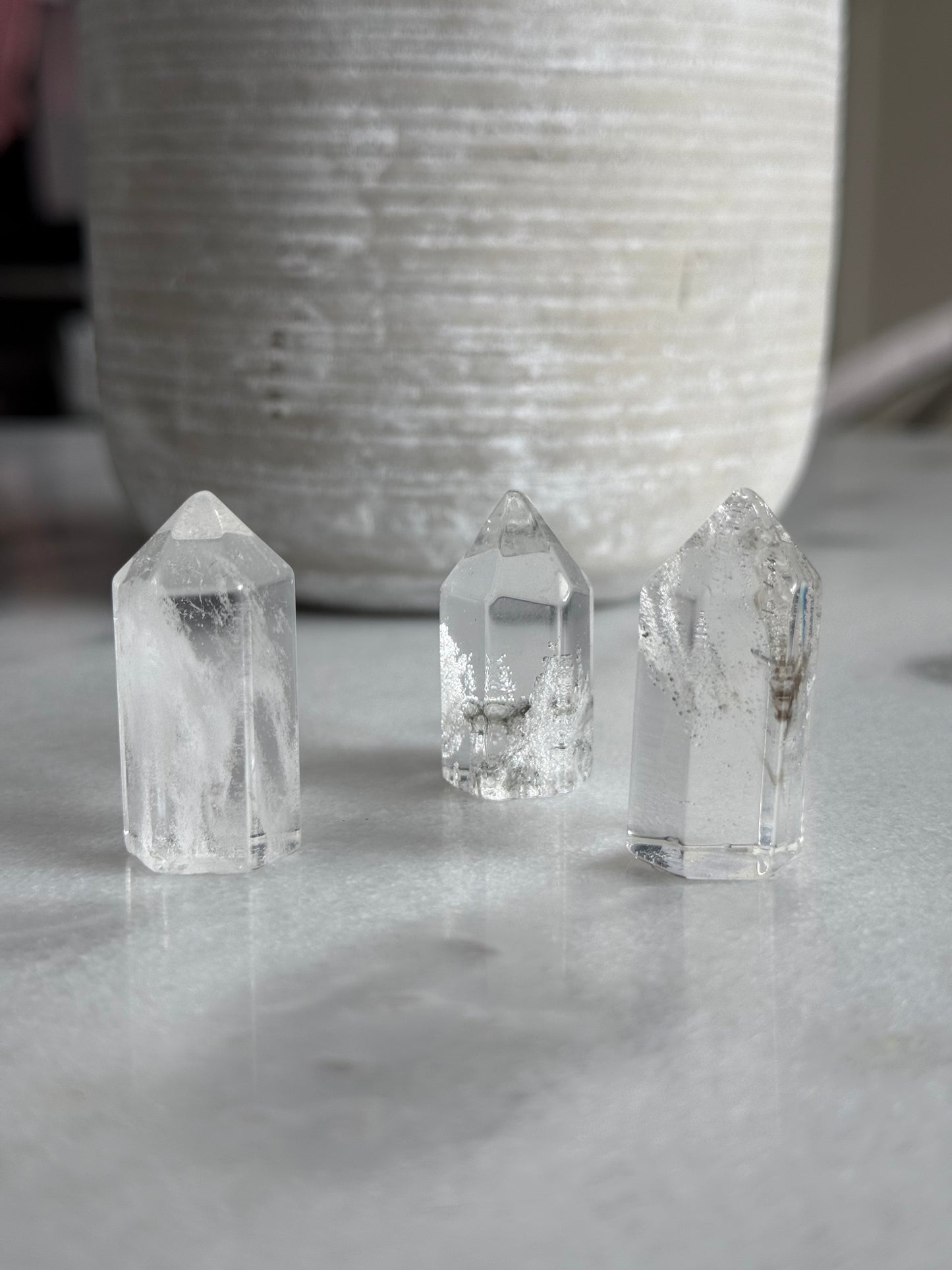 Clear Quartz Mini Tower