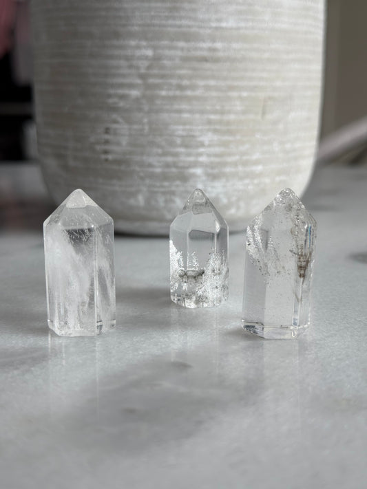 Clear Quartz Mini Tower