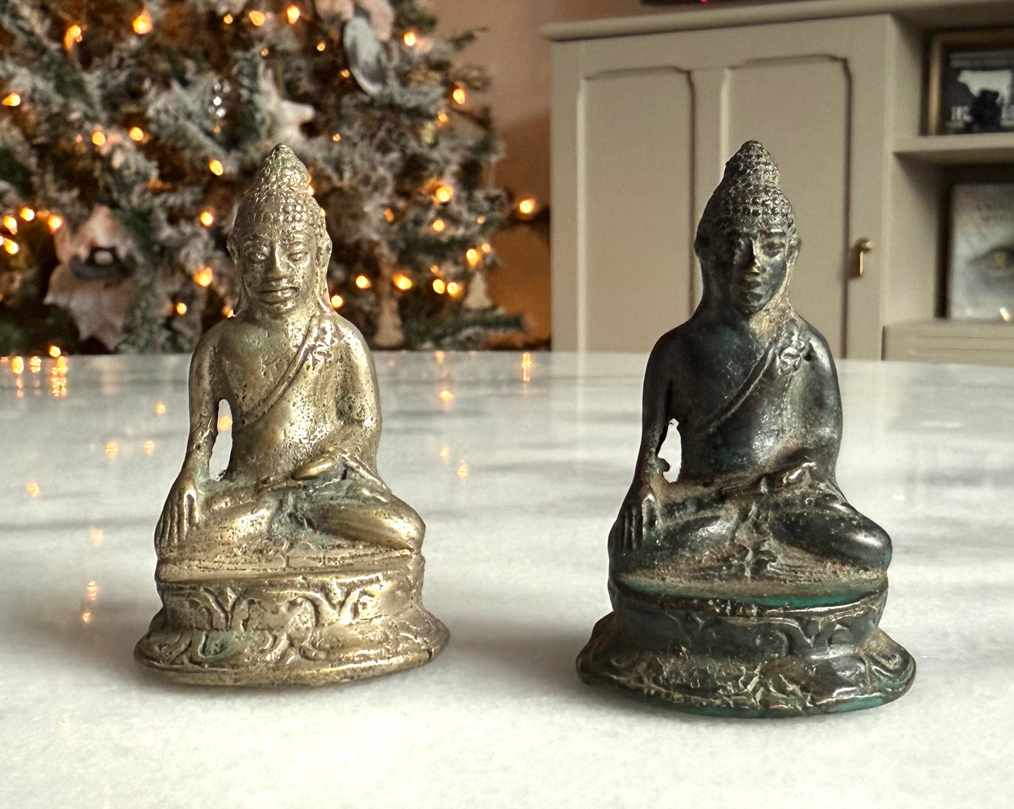 Bronze Meditation Buddha statue