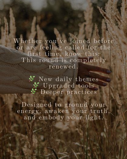 RECLAIM YOUR LIGHT - 30 Day Challenge