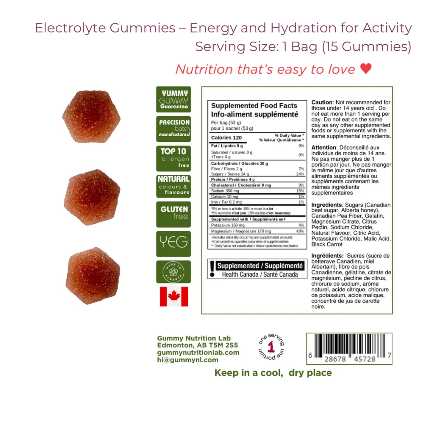 SWEET'SUPPS Electrolyte Gummies