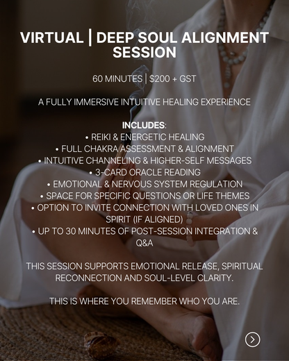 Virtual | Deep Soul Alignment Session