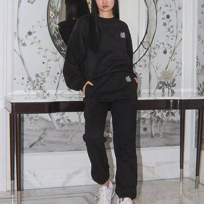 Self-Care Crew Jogger (Black) | Brunette the Label x Midnight Paloma