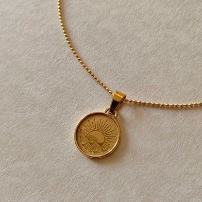 Soleil Sun Gold Necklace