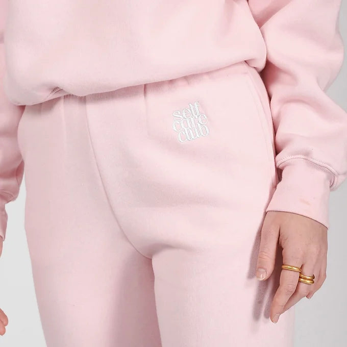 Self-Care Crew Jogger (Pink) | Brunette the Label x Midnight Paloma