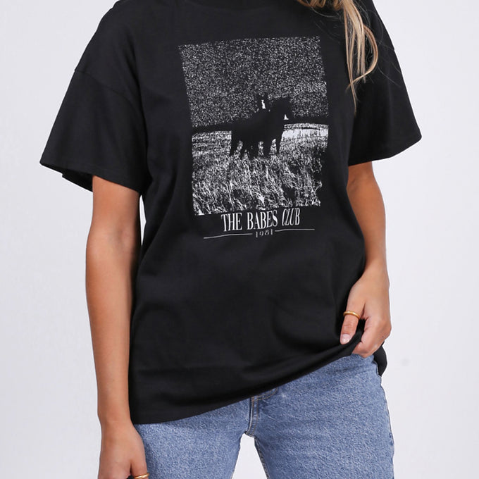 Horse Oversized Boxy Tee