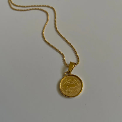 Soleil Sun Gold Necklace