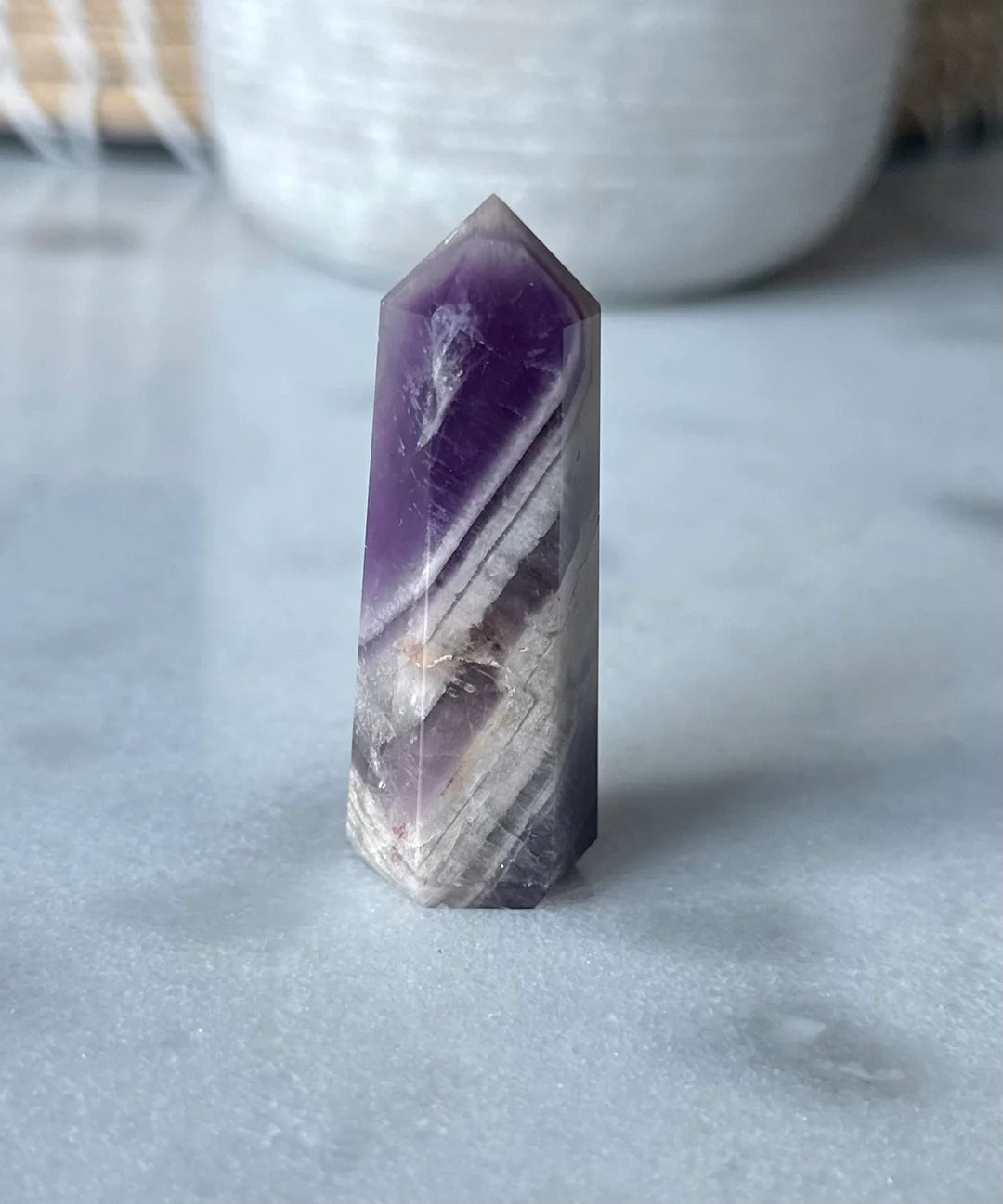 Chevron Amethyst Tower