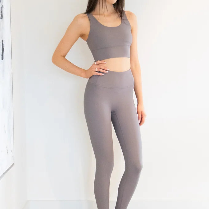 Ribbed Legging - Haze