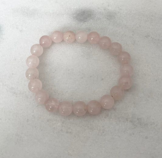 Rose Quartz mala bracelet